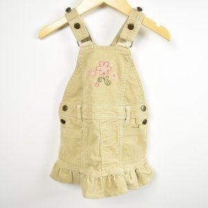 Jumper dress tan corduroy 12m